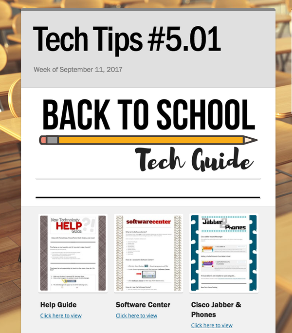 Smore for your fellow teachers — tech tools and classroom resources